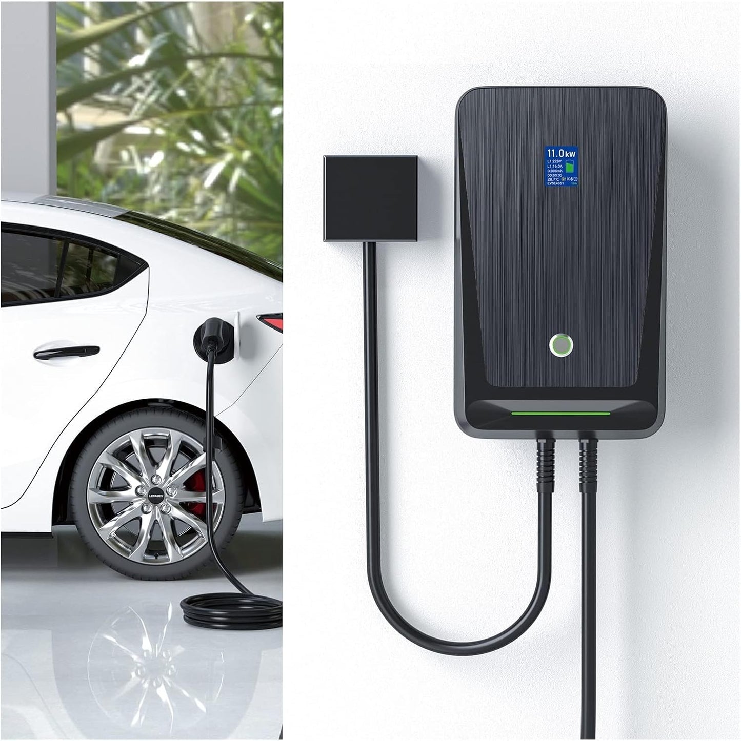 Cargador de coche eléctrico Cargador EV tipo 2 16A trifásico EVSE