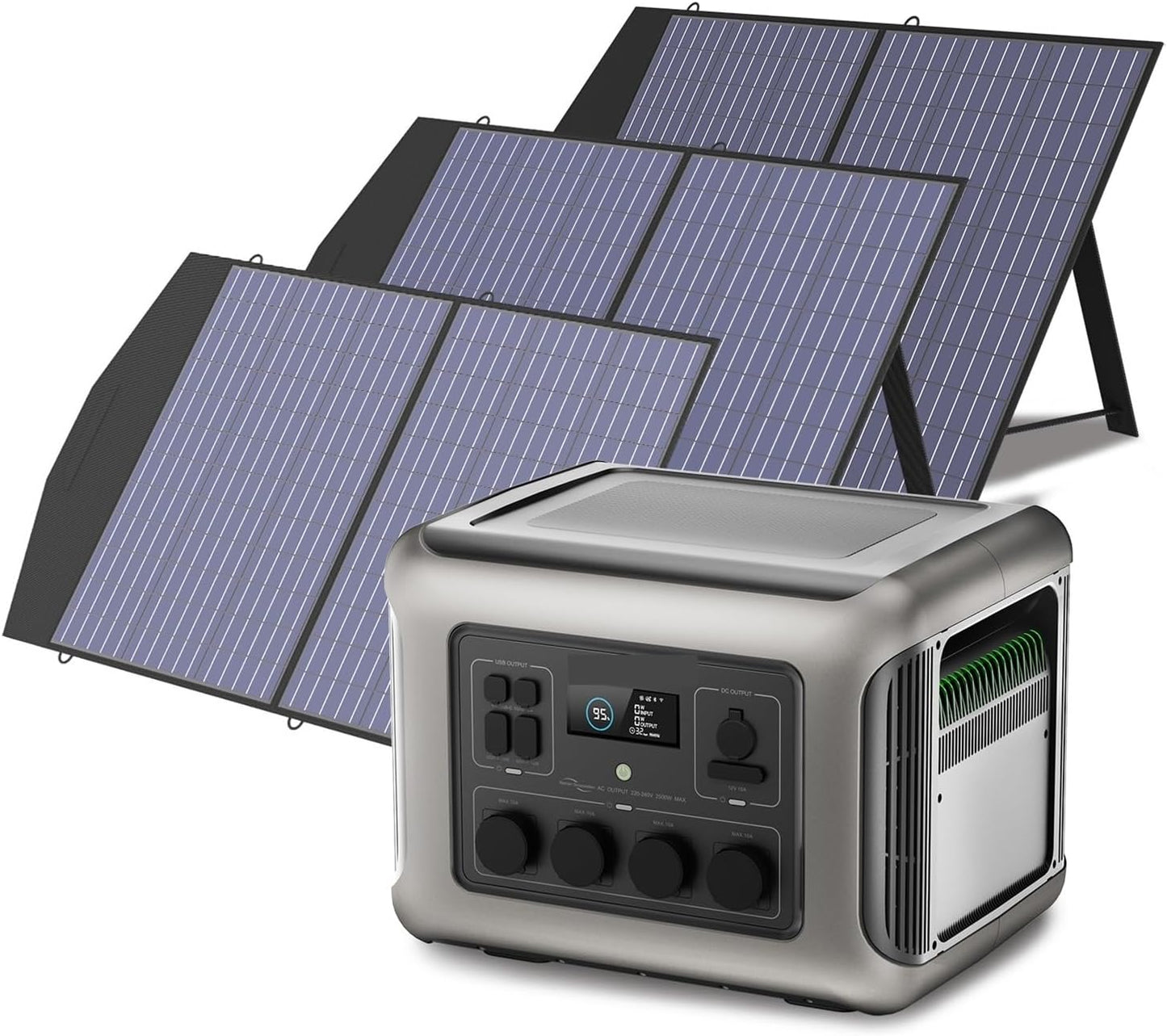 Generador Solar R2500 De 2500 W (pico 4000 W), Central Eléctrica Portátil