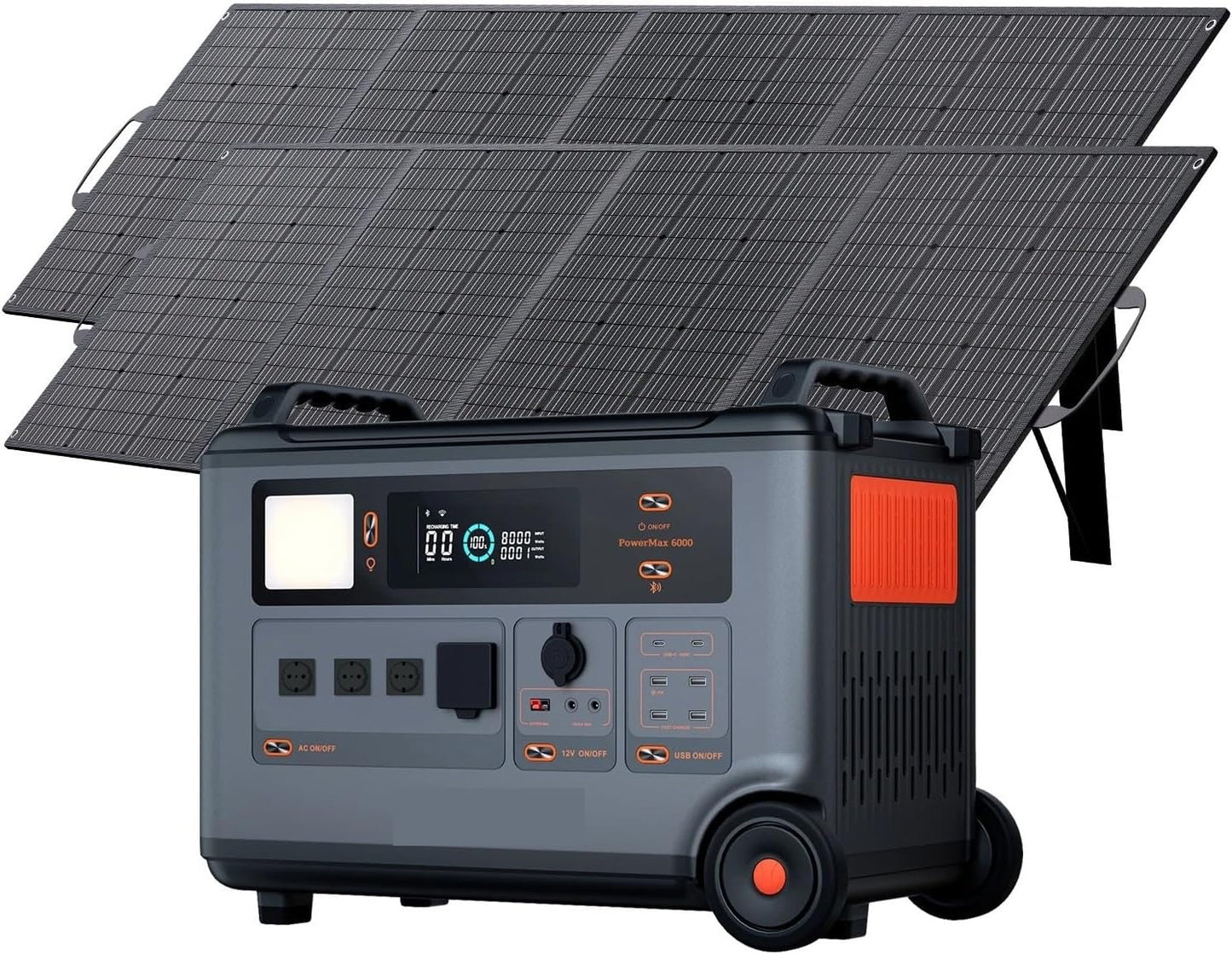 Estación De Energía Portátil 6000W, Generador For Exteriores 3600WH