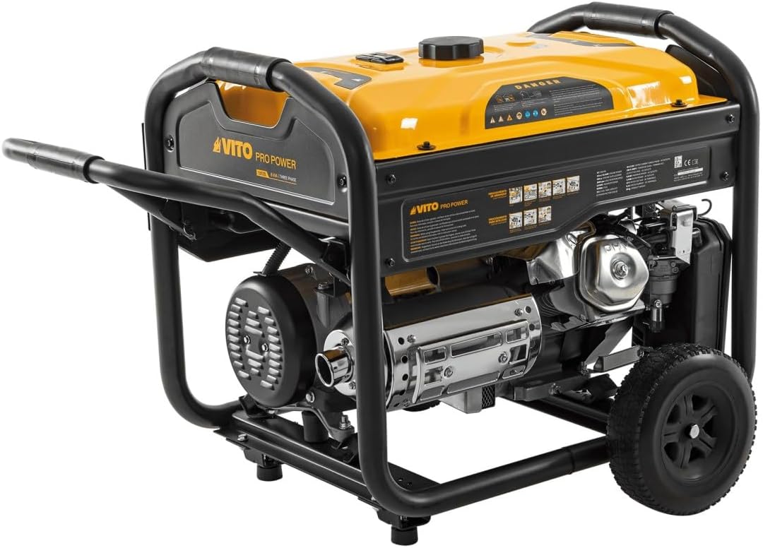 Generador Gasolina 8.0kVA 18CV Trifásico Arranque eléctrico y manual AVR