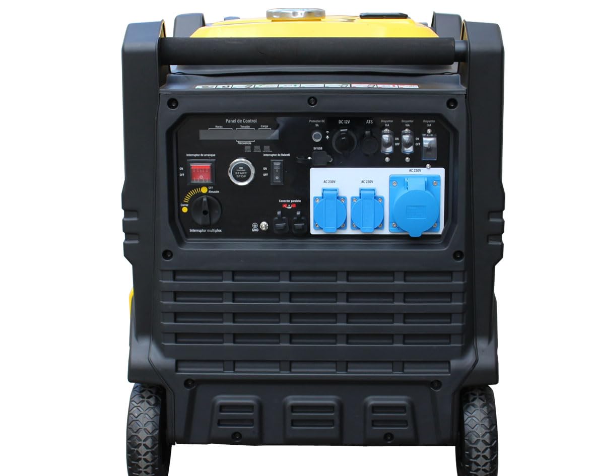 Generador Inverter 8000 de Gasolina 7500 W con Arranque Eléctrico