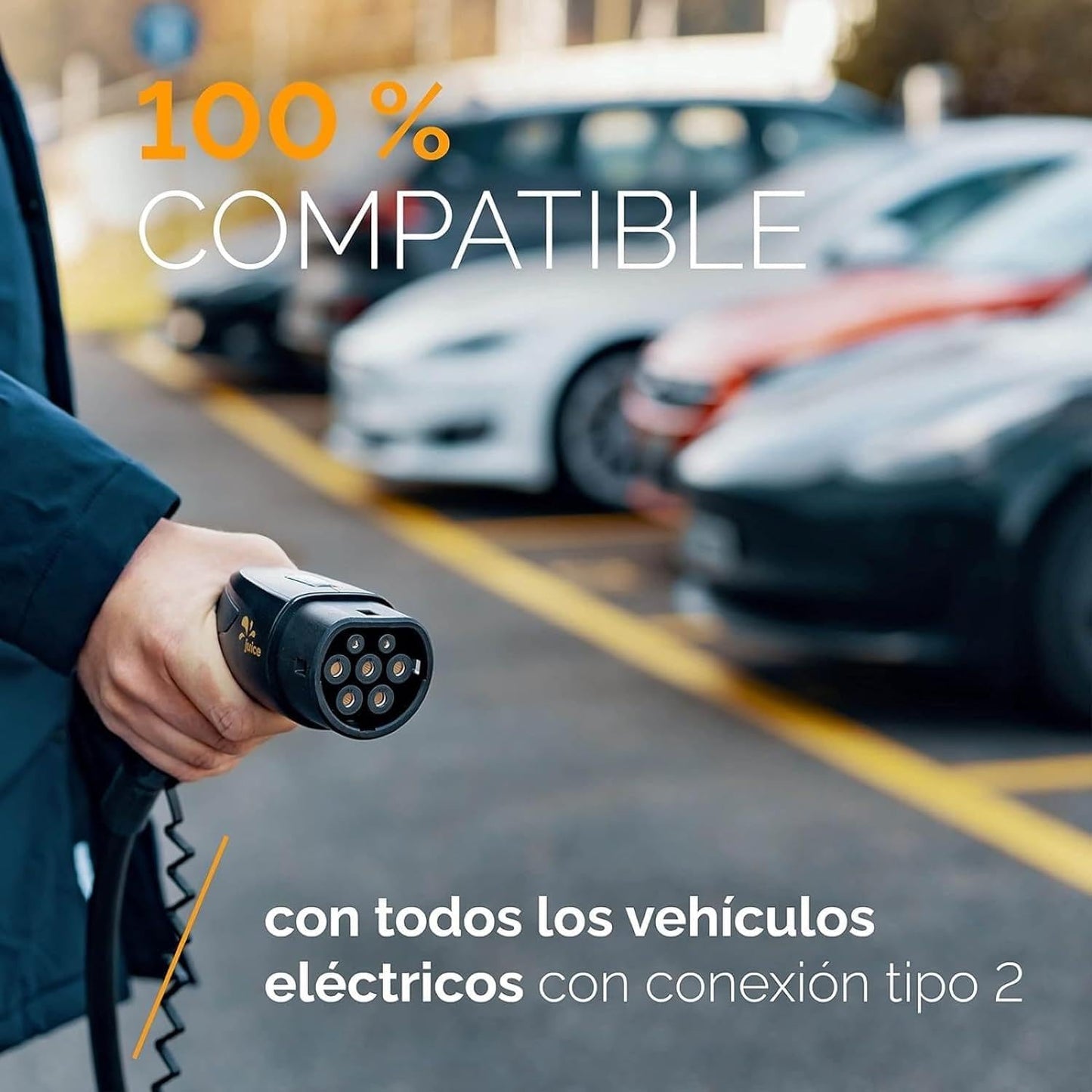 Cargador Coche Electrico con Cable Tipo 2
