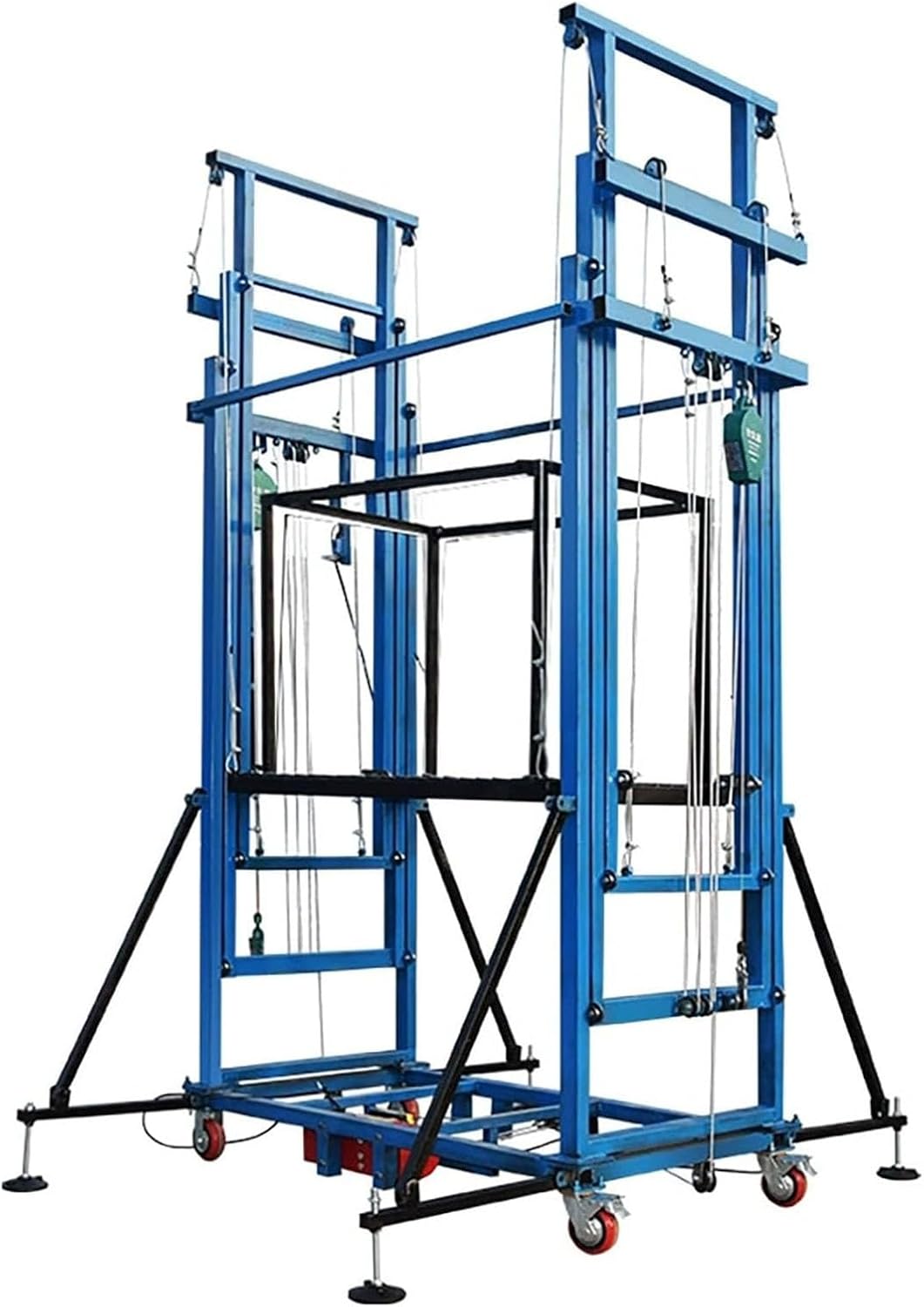 Plataforma de andamio plegable eléctrica, plataforma de elevación móvil
