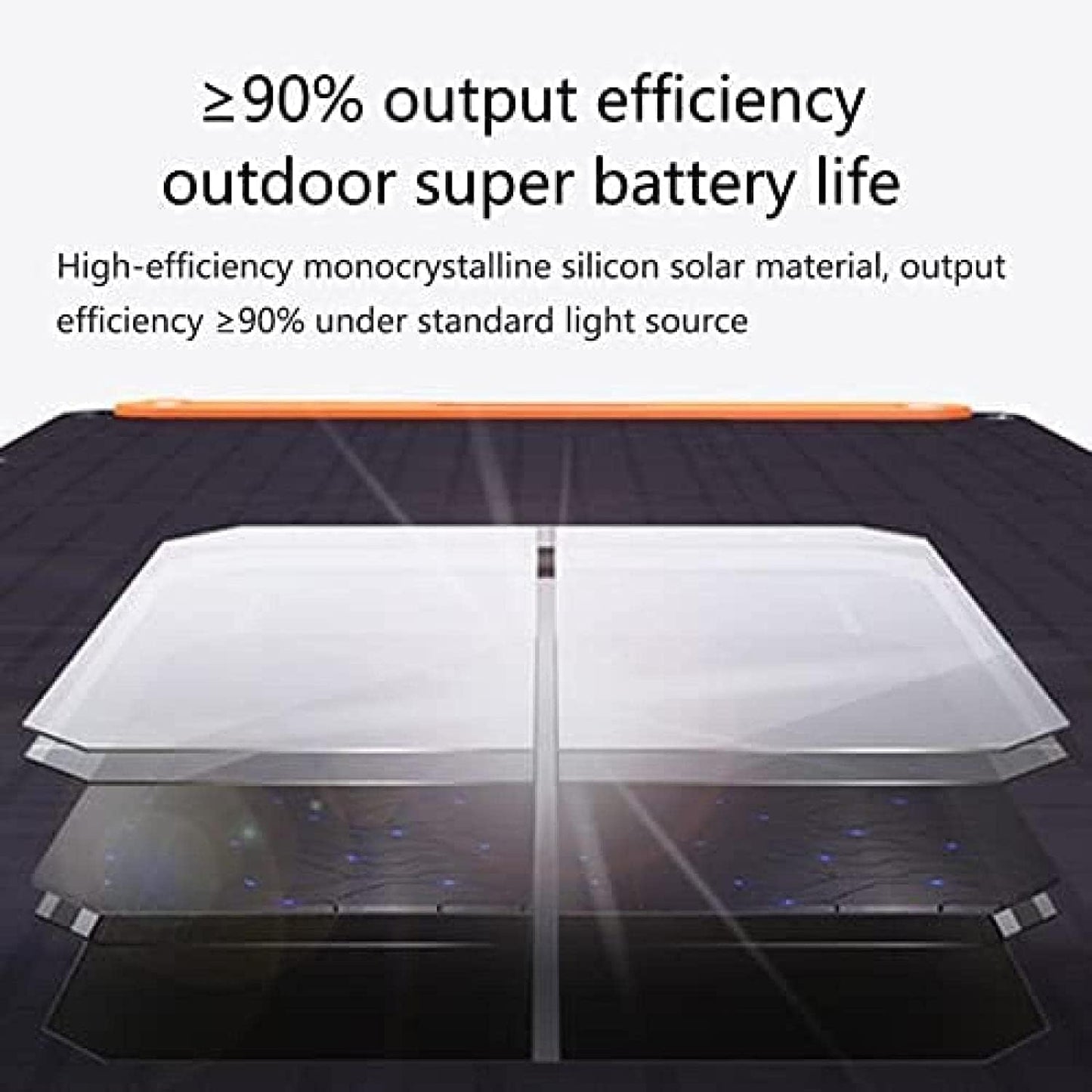 Panel Solar portatil Kit De Paneles Solares Plegables De 200 W For Camping