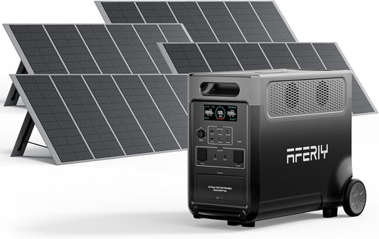 Generador Solar de 3600 W Con 4 Paneles Solares de 400 W