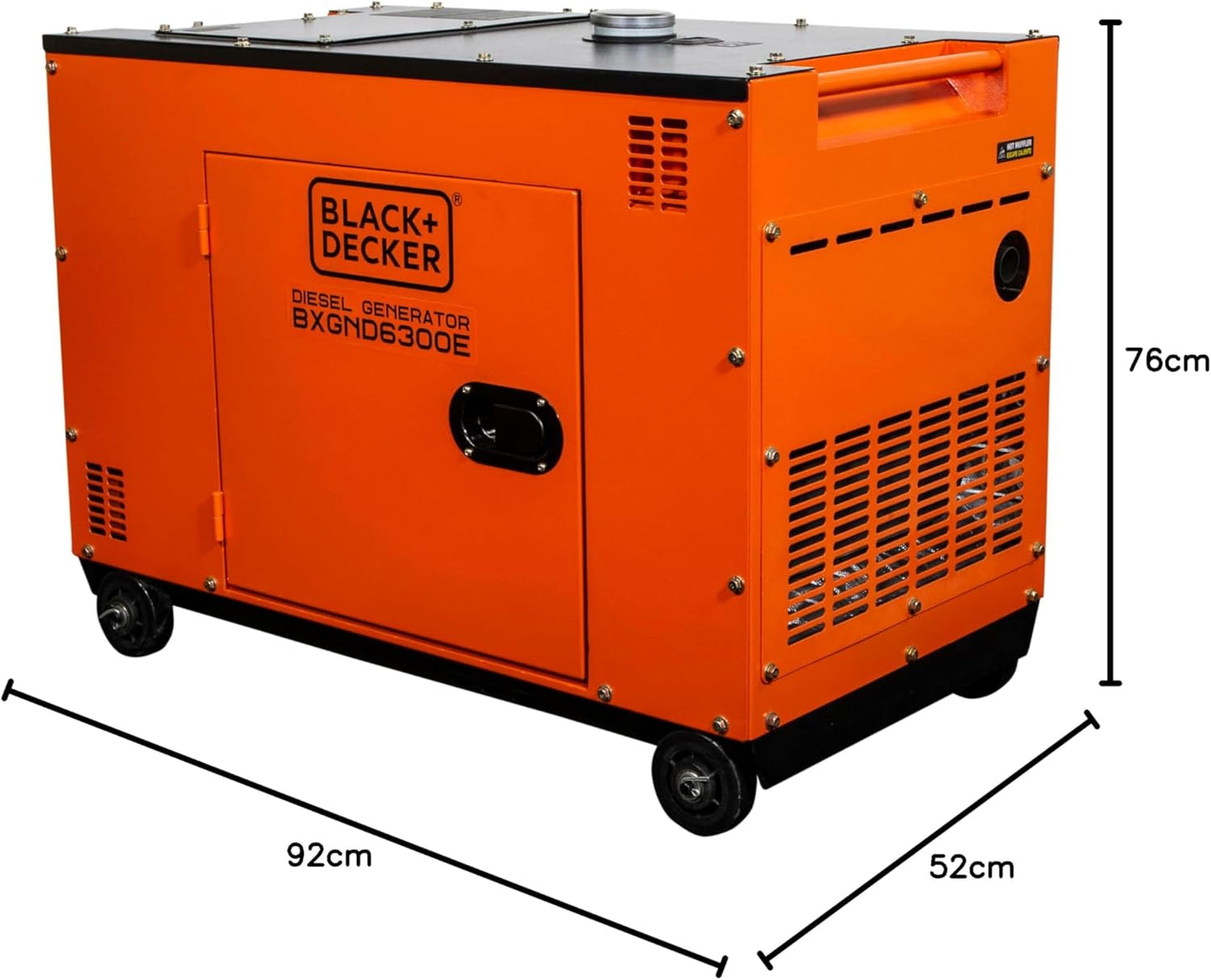 Generador Eléctrico Diésel 6300W para Emergencias y Apoyo Solar