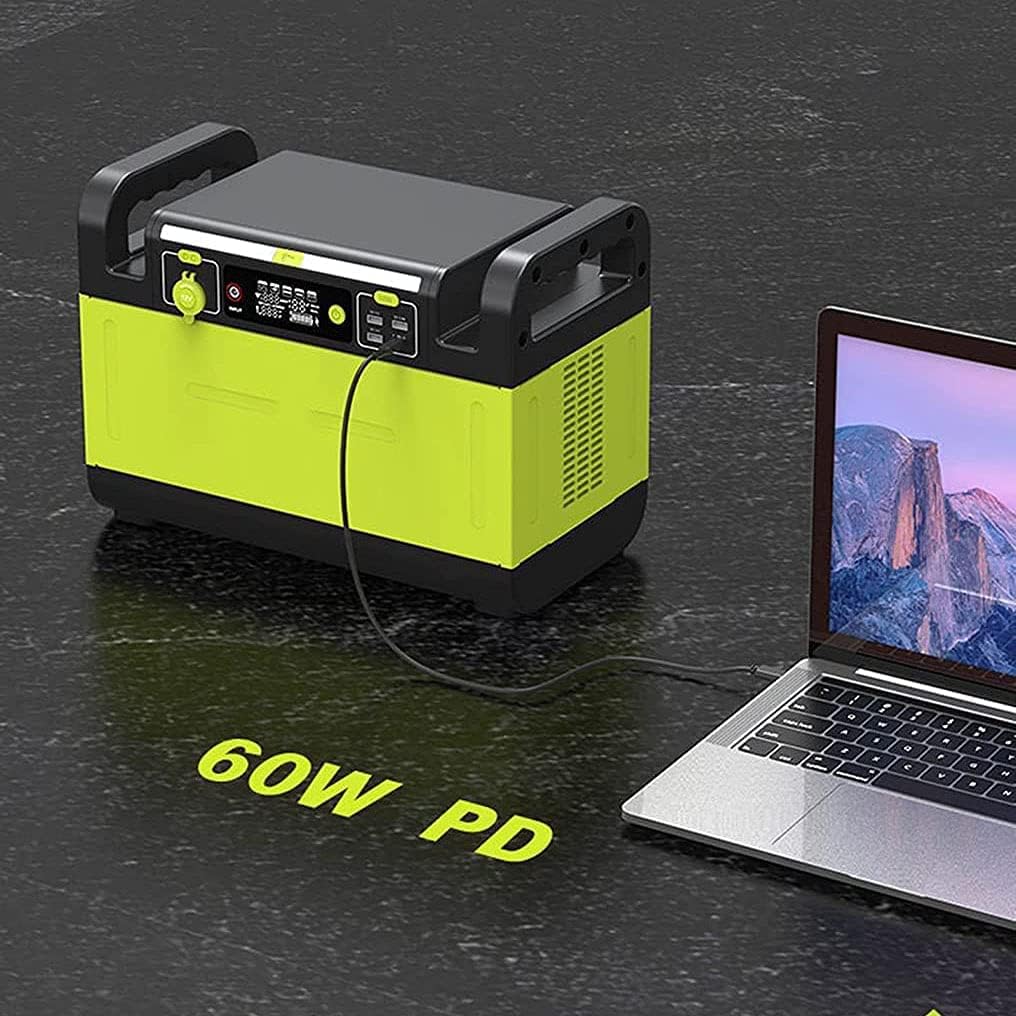 Generador solar para Exteriores, batería de Litio de Respaldo de 1344 WH