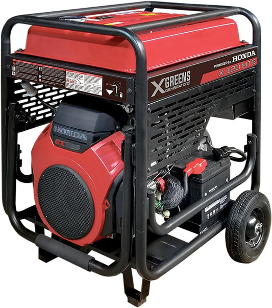 Generador de corriente (gasolina) X120MTE (máx. 10 kW, depósito 45 l, AVR
