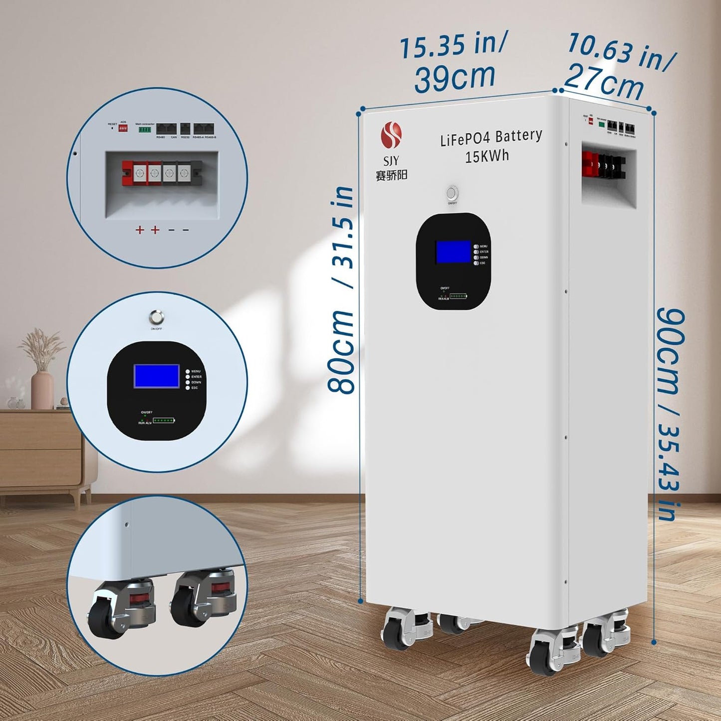Batería de Litio para Fotovoltaica, Sistemas Solares Off-Grid