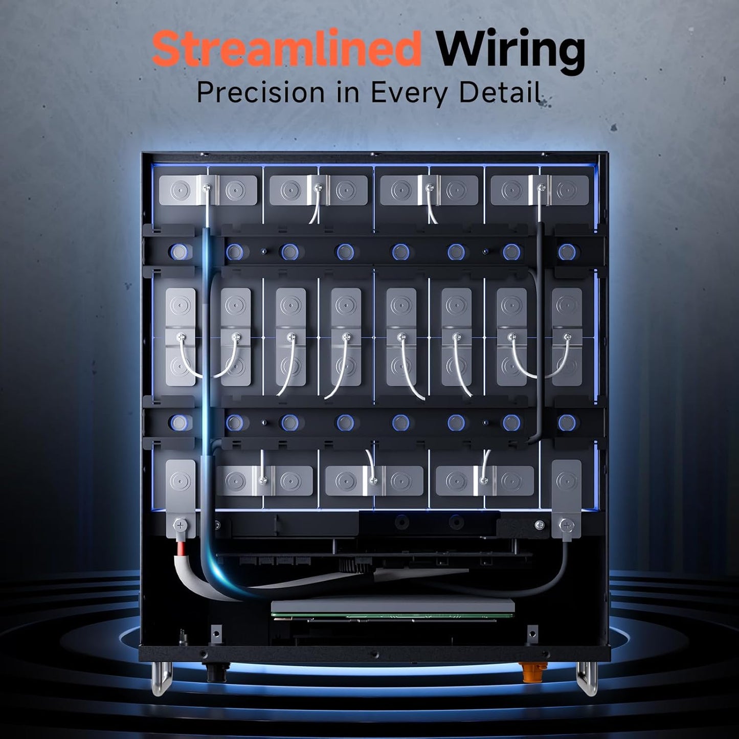 Pack de 2 baterías de 48V 100Ah LiFePO4 de litio