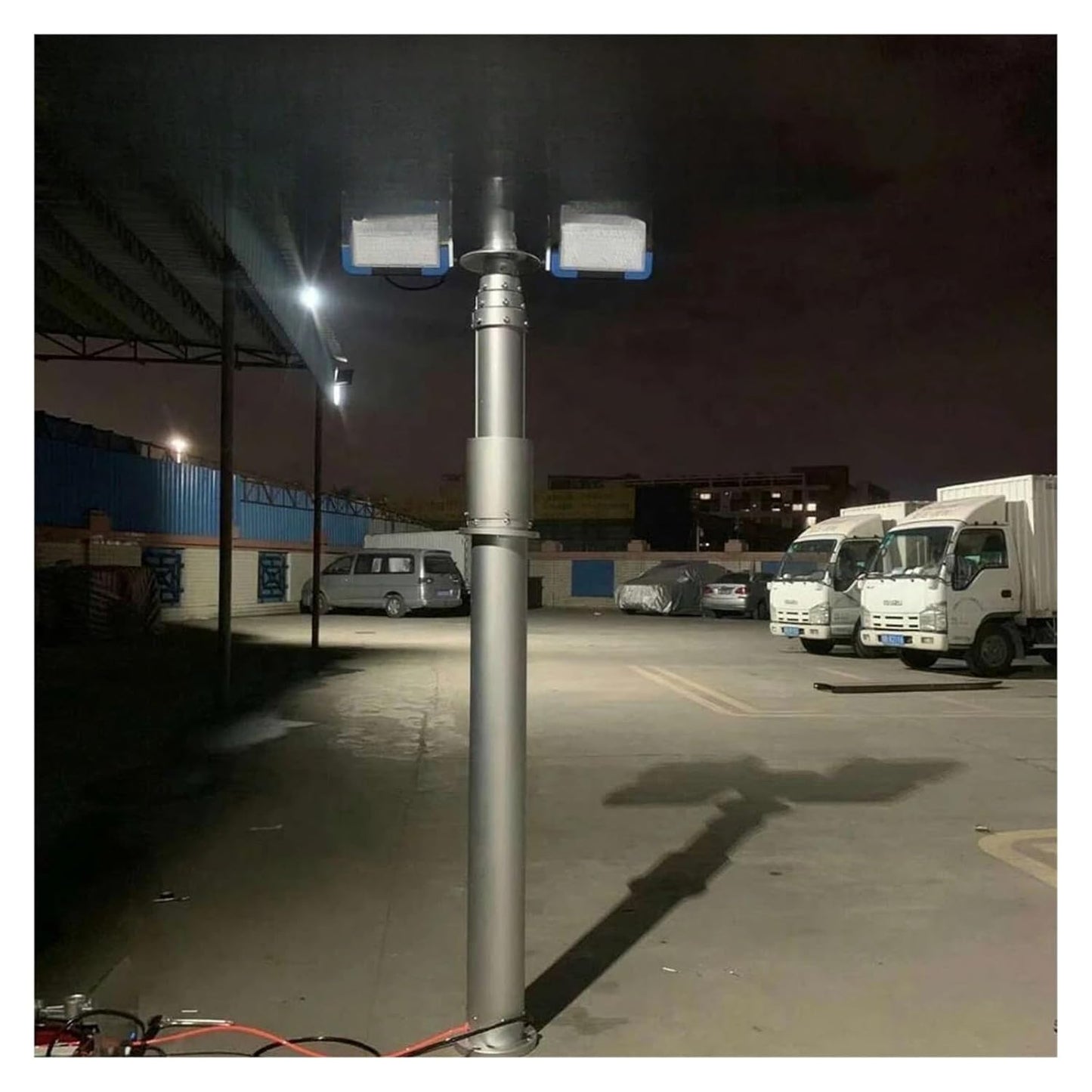 Torre De Iluminación Del Mástil Del Camión De Bomberos Del Diodo