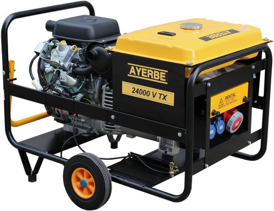 Generador gasolina ayerbe 24000 tx avr arranque electronico