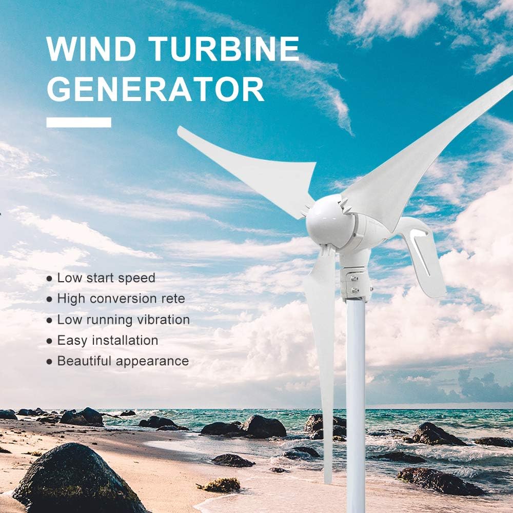 Solar Wind Power Home Kit de 1200 W con inversor de 300 W
