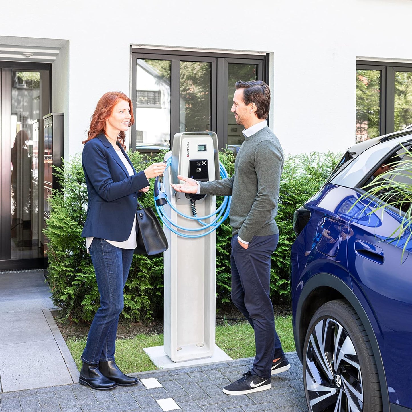 Estación de carga doméstica, compatible con automóvil