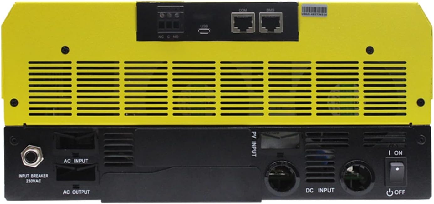 Inversor Solar Híbrido Táctil 230VAC MPPT 120A Cargador PV Entrada 6000W 450VDC