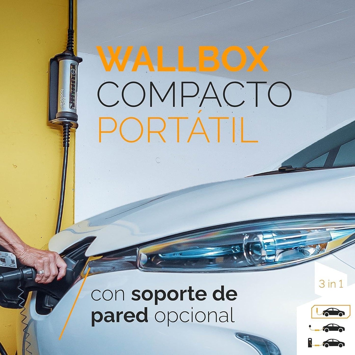 Cargador Coche Electrico con Cable Tipo 2
