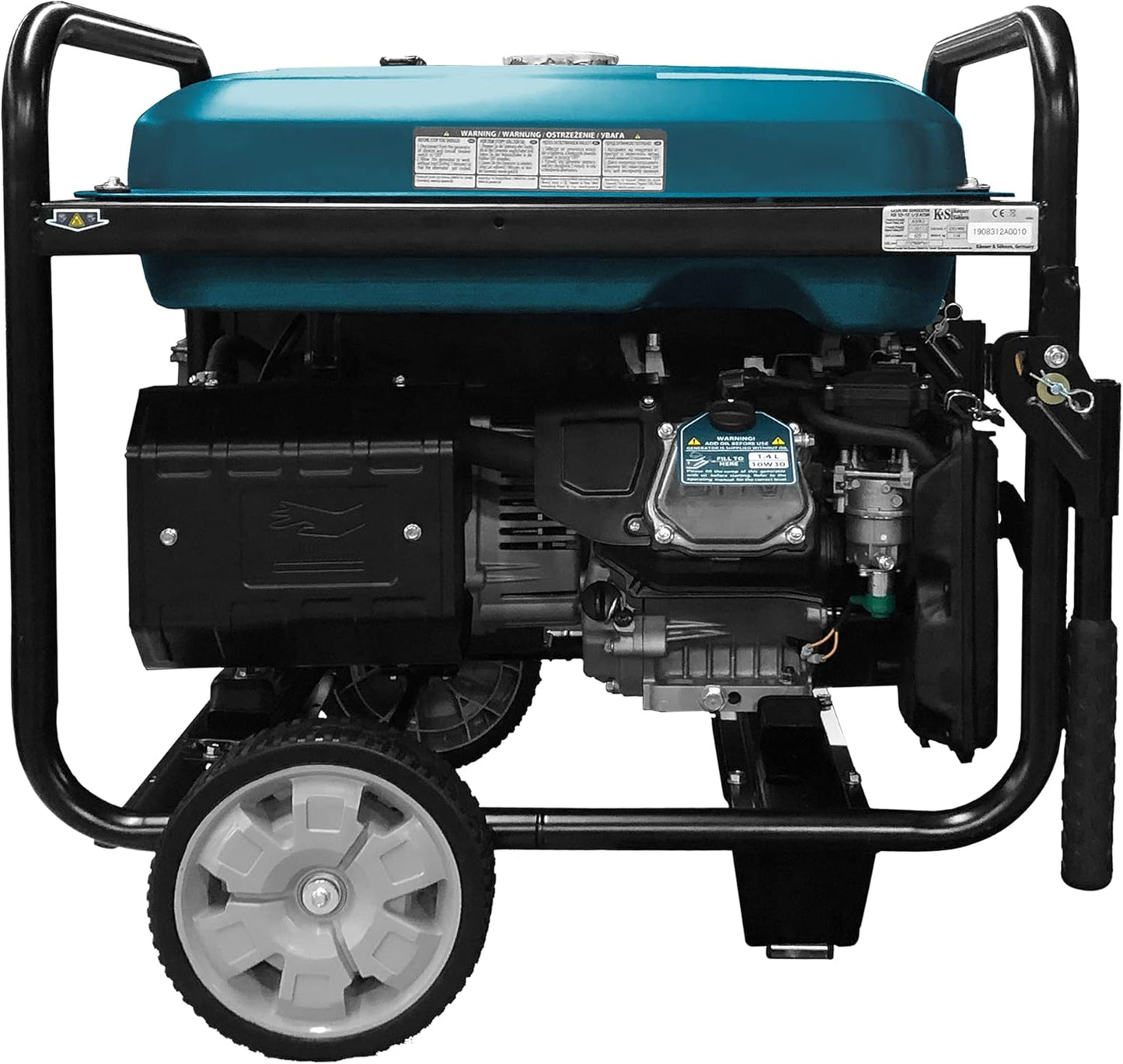 Generador de corriente 18,5 CV Motor de gasolina 1 cilindro 4 tiempos con cobre