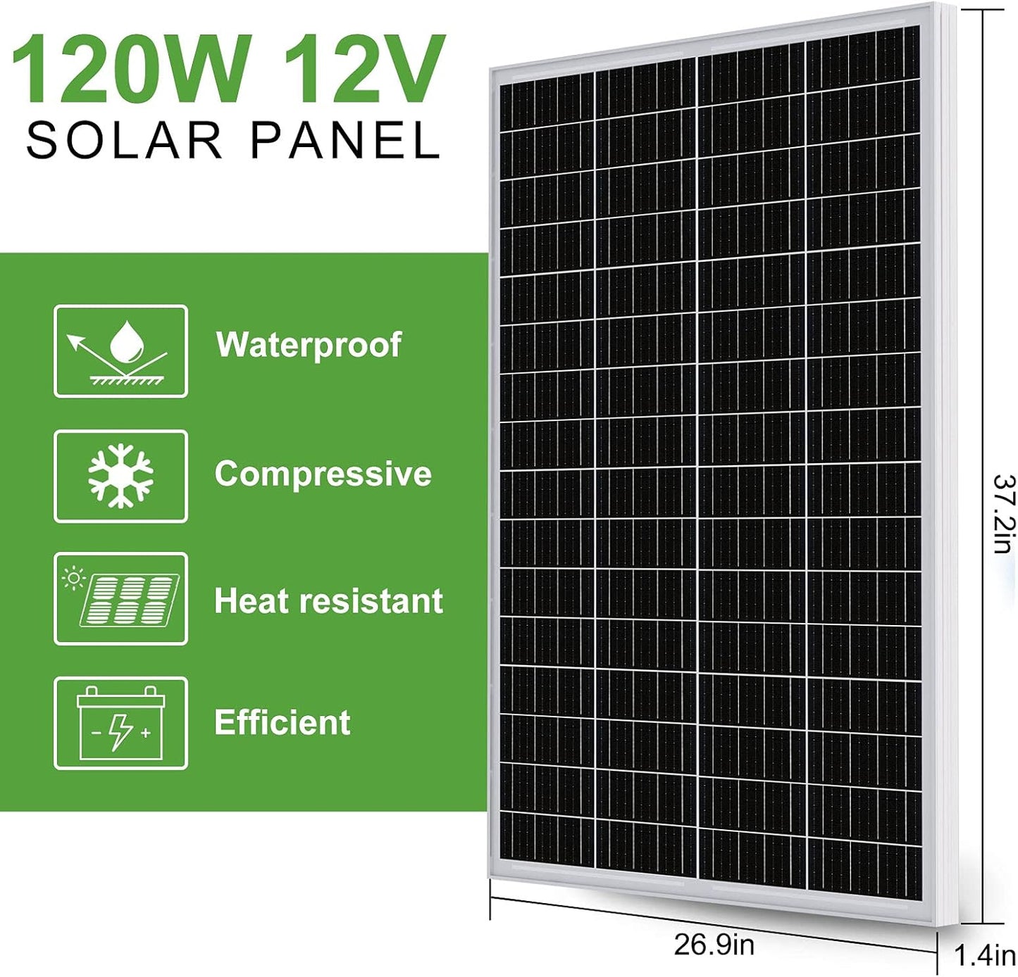 Kit de panel solar, sistema eólico solar de 1360 W y 24 V