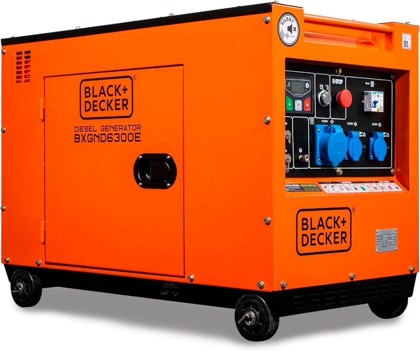 Generador Eléctrico Diésel 6300W para Emergencias y Apoyo Solar