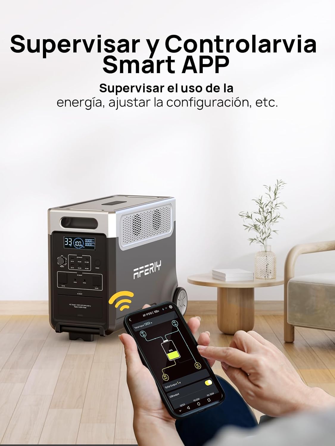 Generador Solar de 3600 W Con 4 Paneles Solares de 400 W