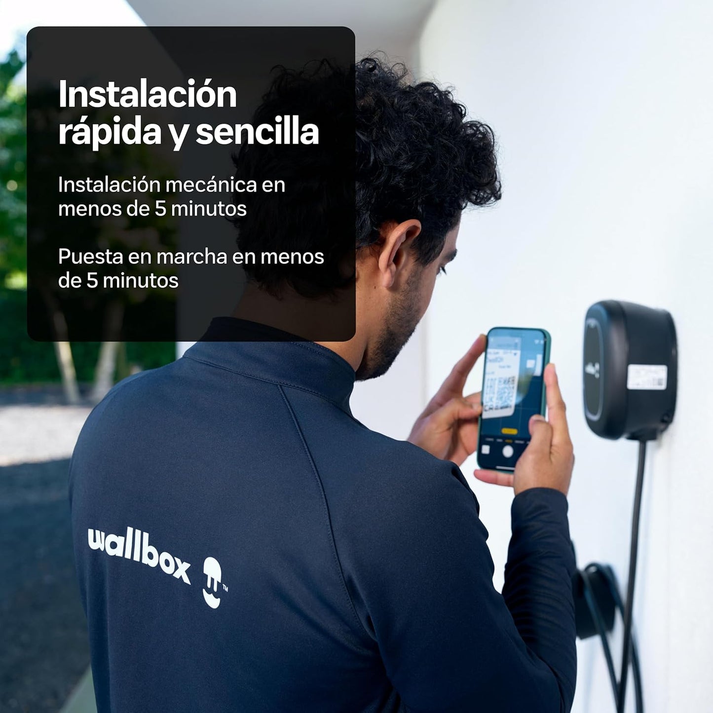 Estación Carga para Vehículo Eléctrico WiFi y Bluetooth