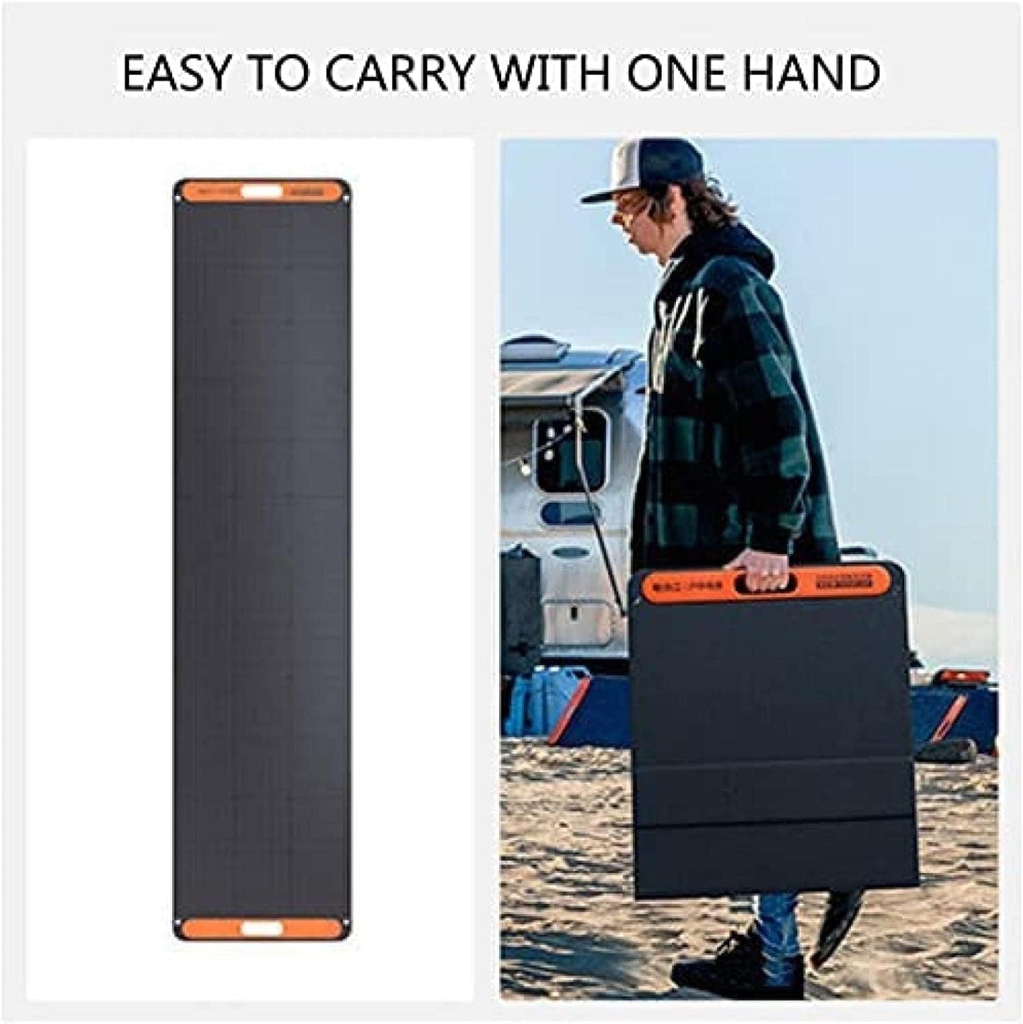 Panel Solar portatil Kit De Paneles Solares Plegables De 200 W For Camping