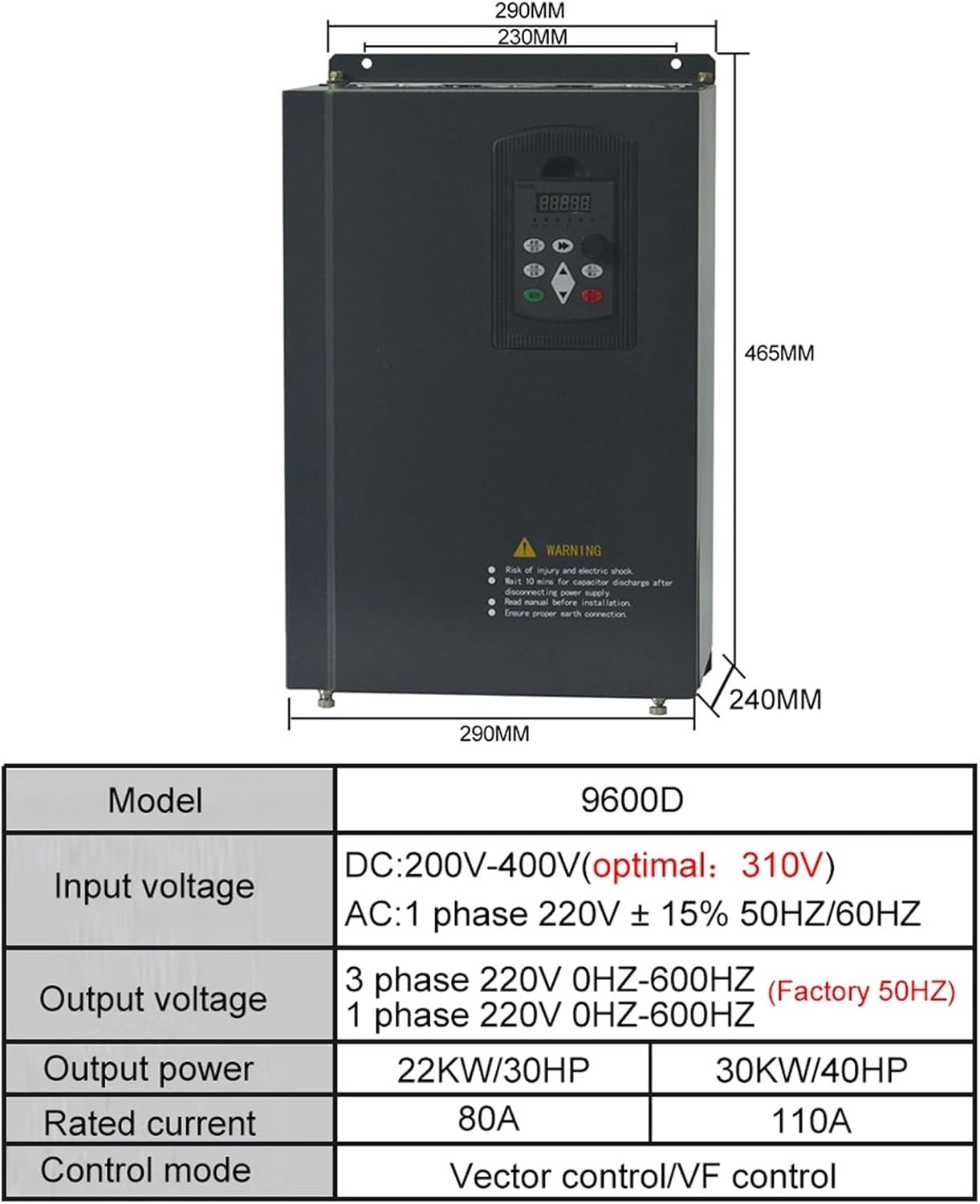 Inversor Solar fotovoltaico 11-30KW CC a CA 220V MPPT