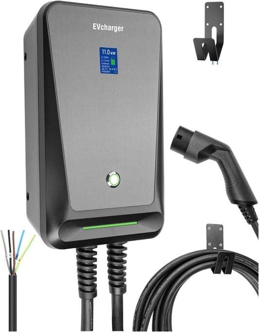 Cargador de coche eléctrico Cargador EV tipo 2 16A trifásico EVSE
