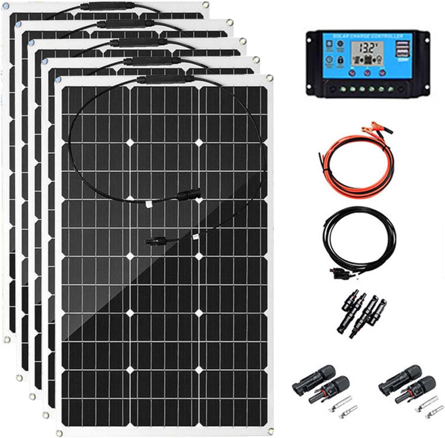 Paneles Solares Flexibles Regulador de Carga 40A