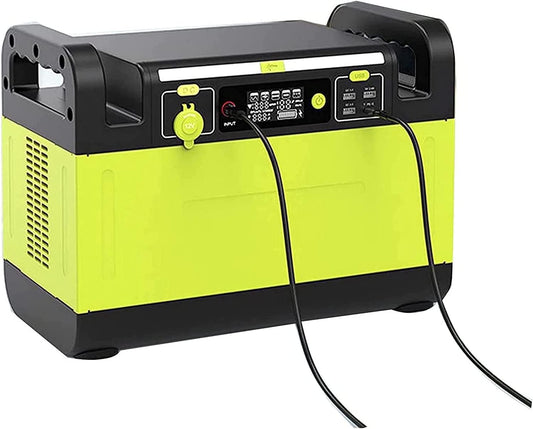 Generador solar para Exteriores, batería de Litio de Respaldo de 1344 WH