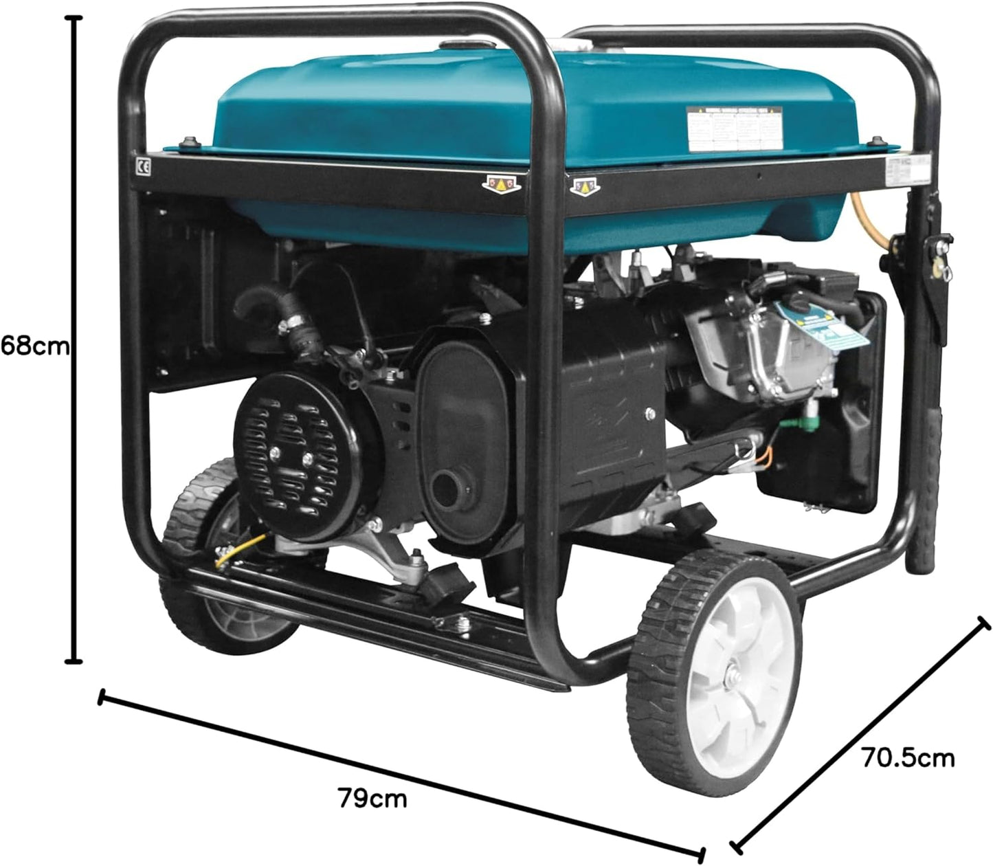 Generador de corriente 18,5 CV Motor de gasolina 1 cilindro 4 tiempos con cobre