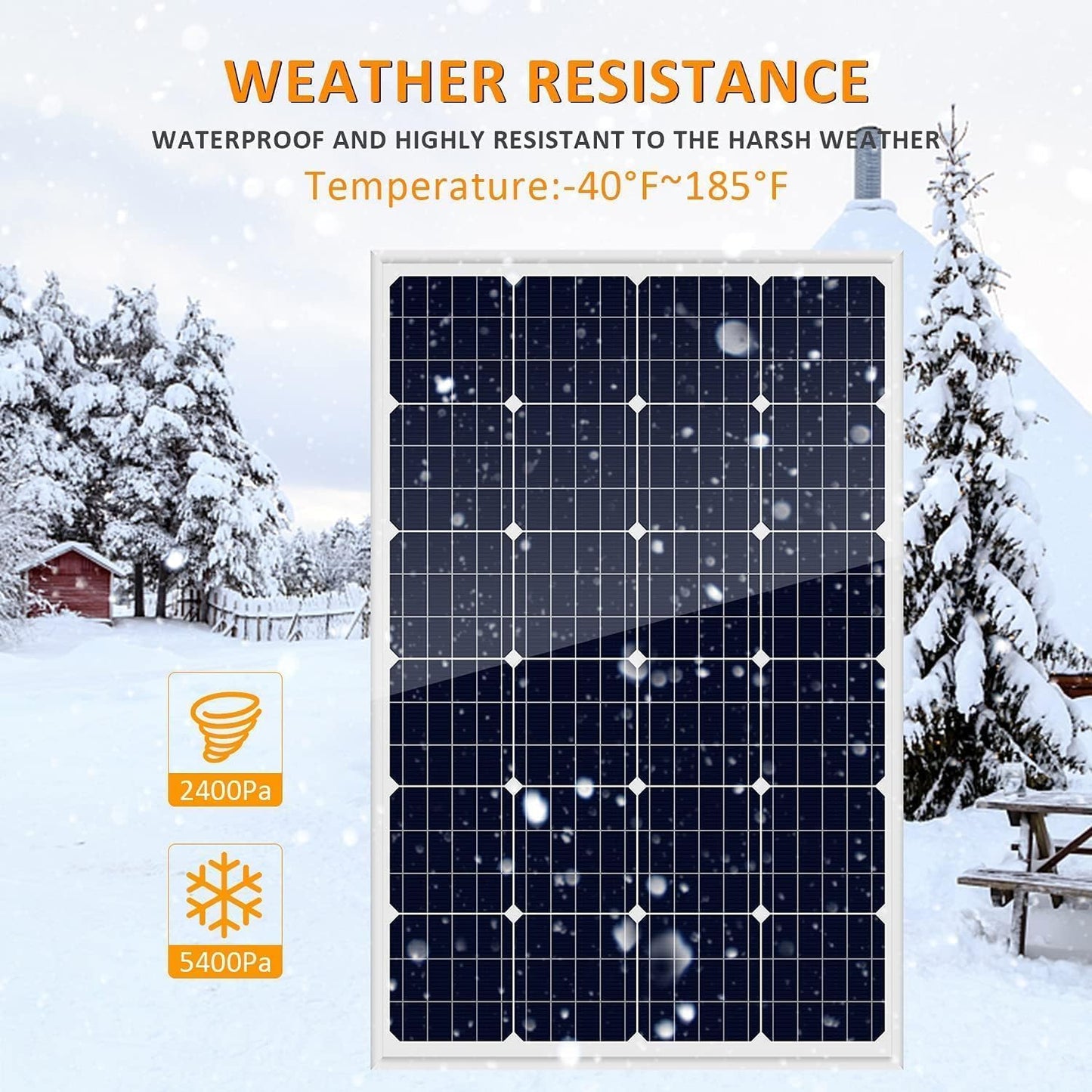 Kit completo de panel solar de 1,92 KWH para sistema solar de RV fuera de la red