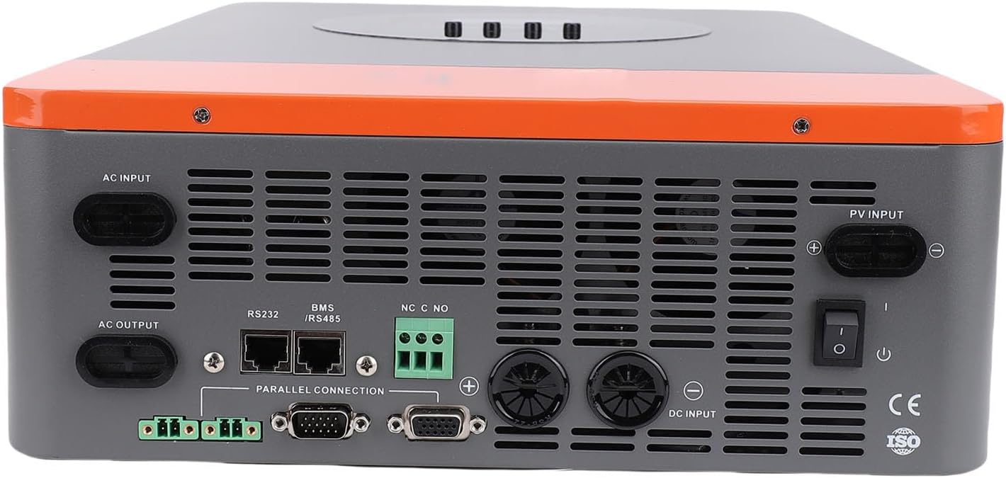 Inversor Solar híbrido de 6200W 120A, Cargador inversor de Onda sinusoidal Pura