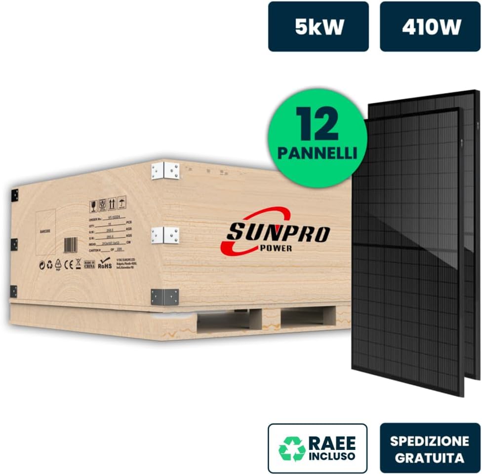 Juego de paneles solares fotovoltaicos monocristalino