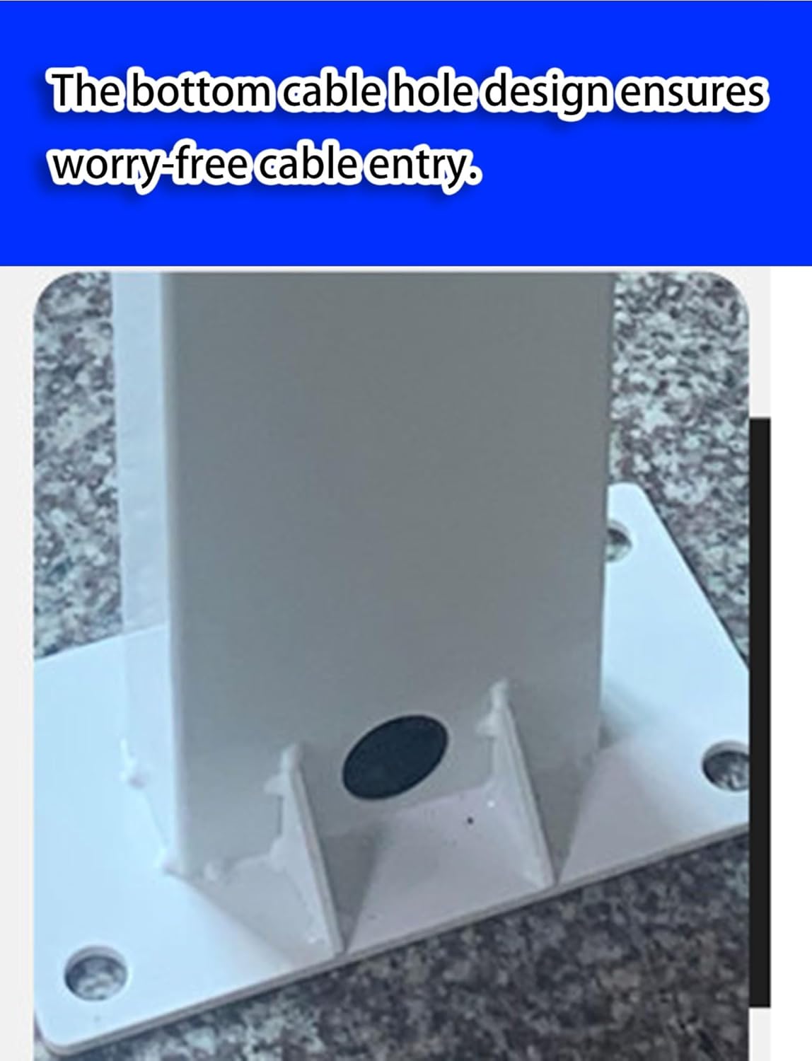 Soporte de pedestal para cargador de vehículos eléctricos para exteriores